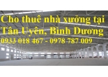 cho thuê nhà xưởng tại dĩ An, Bình Dương 0933 018 467 –  0978 787 009 Mạnh Dũng 73