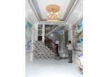 Bán nhà 1 trệt, 1 lầu sân để xe hơi khu dân cư tri thức gần ngã tư bình thung bình dương.